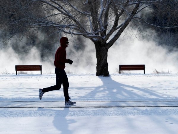 Бег под снегом