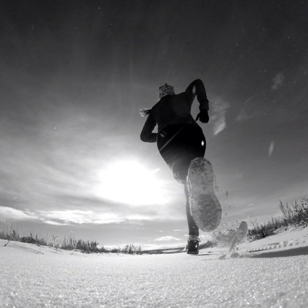 Девушка зимой