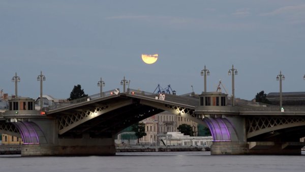 Благовещенский мост разводка