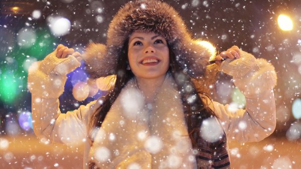 Девушка зима