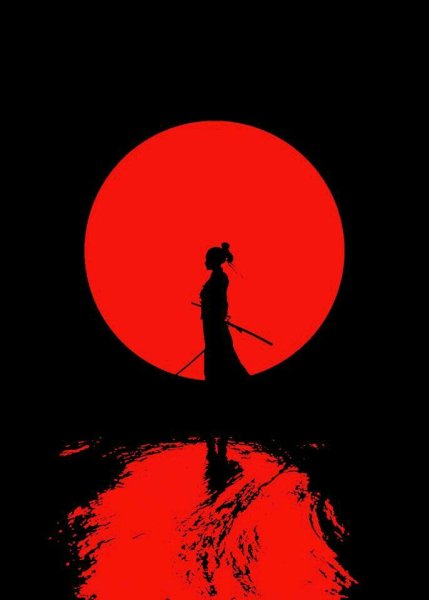 Силуэты в японском стиле