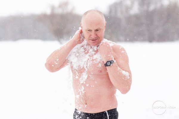 Обтирание снегом