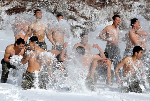 Закаливание снегом