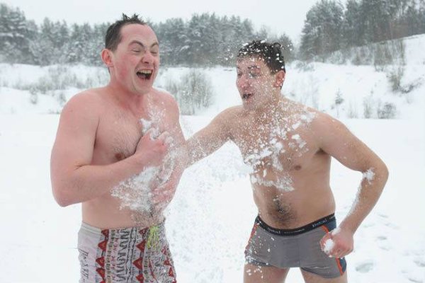 Закаливание снегом