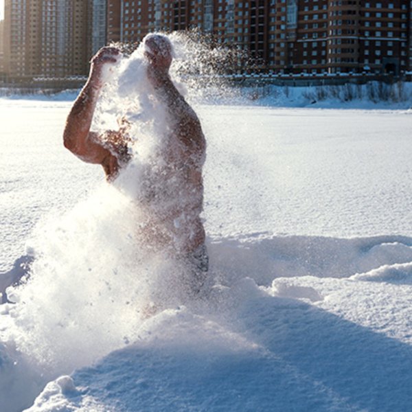 Закаливание снегом