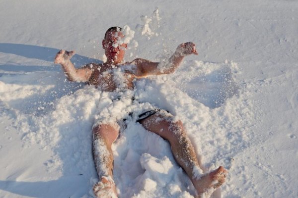 Закаливание снегом