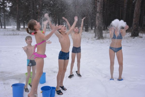 Обтирание закаливание