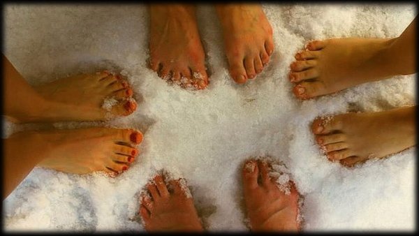 Закаливание снегом