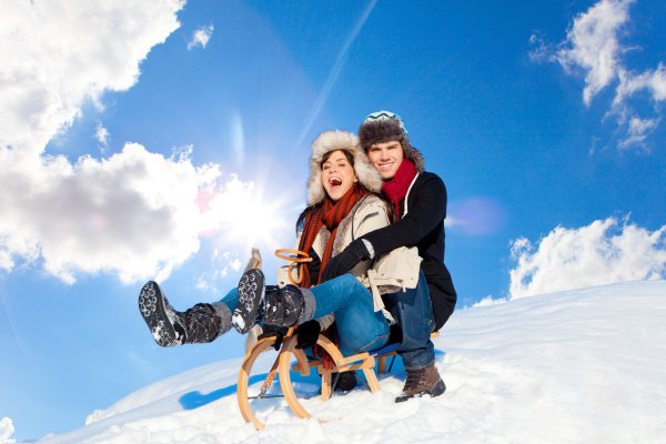 Влюбленные зимой