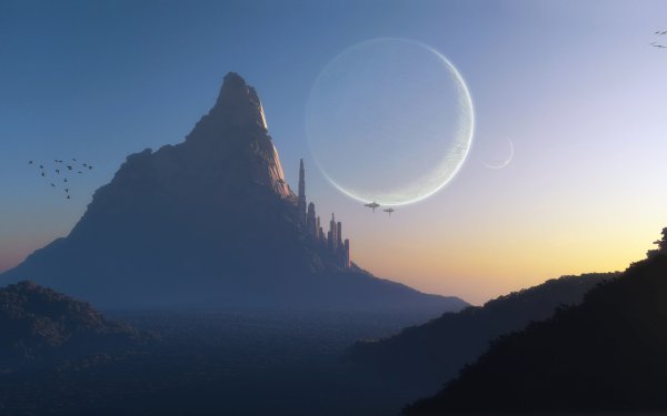 Небо с планетами