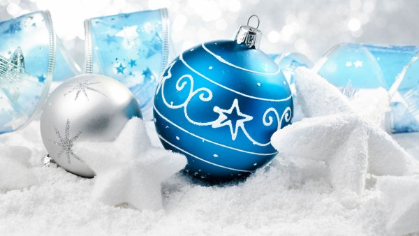 Новый год снег