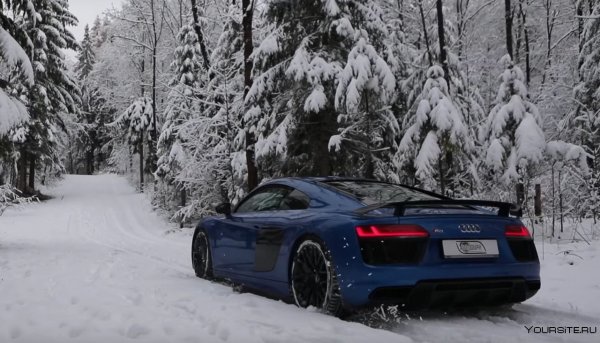 Ауди RS 5 зима