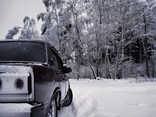 ВАЗ 2107 зимняя