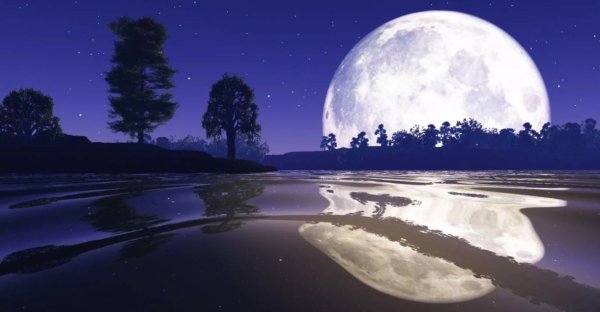 Красивая Луна