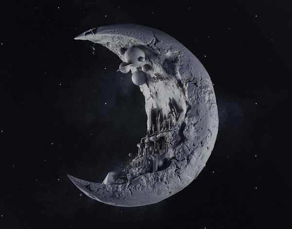 Луна обои 4к