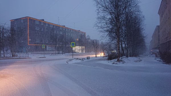 Зима Мурманск Кировск