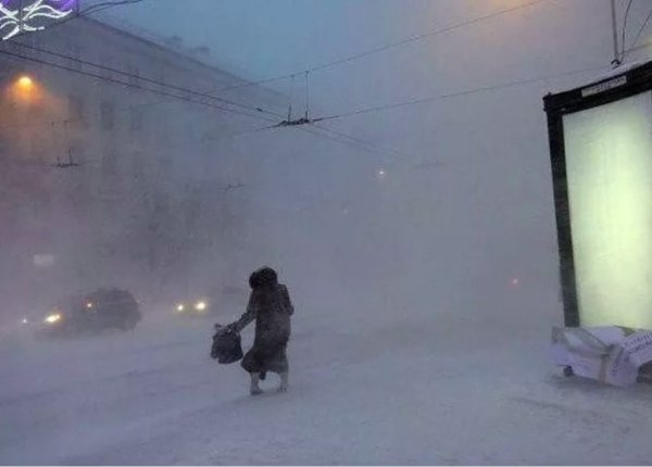 Сильный ветер Мурманск