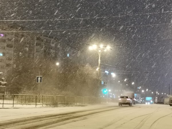 Мурманск снег и дождь