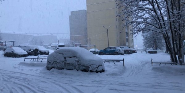 Мурманск снег в июле
