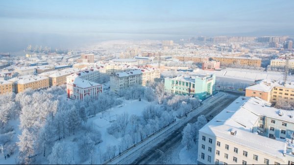 Городской округ город Мурманск зима