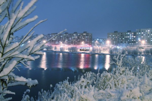 Семеновское озеро Мурманск 2020 зима