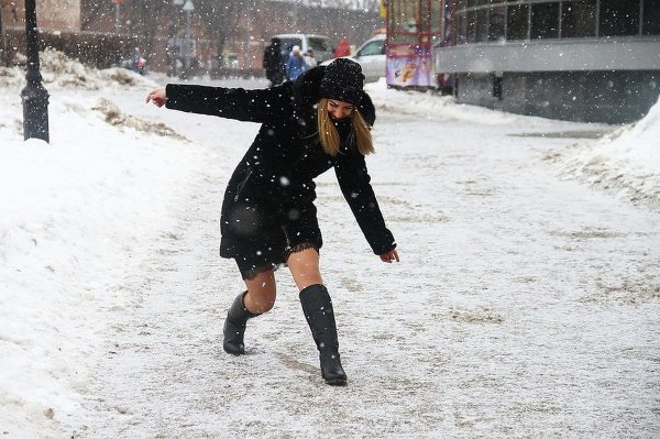 Скользко на улице