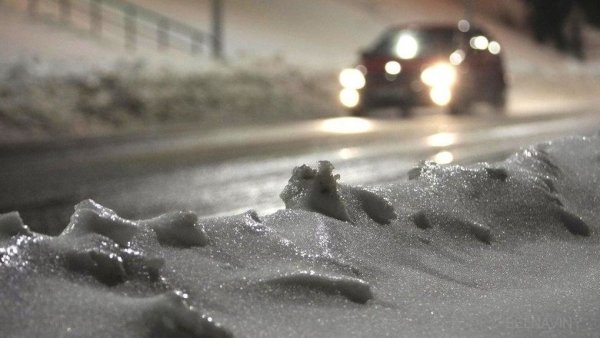 Мокрый снег и гололедица