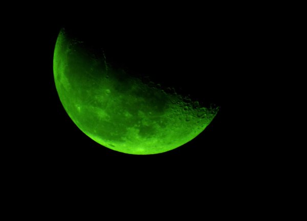 Зелёная Луна явление