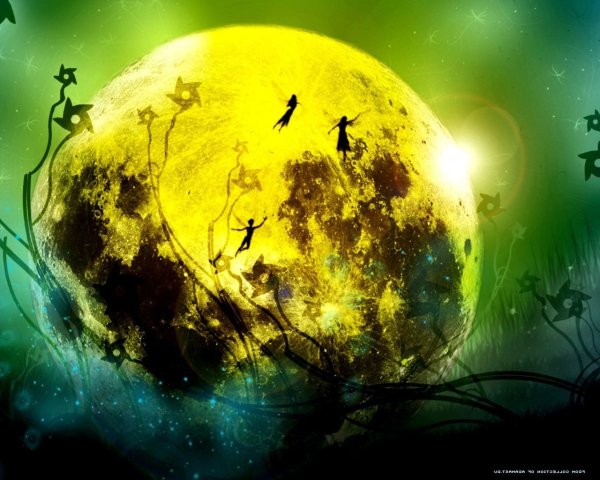 Фэнтези желтый