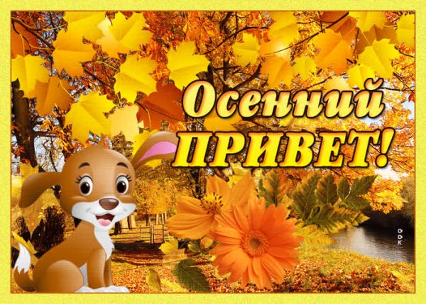 Всем осенний привет