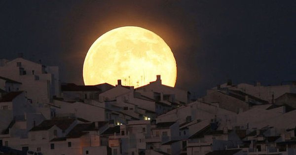 Самая большая Луна с земли