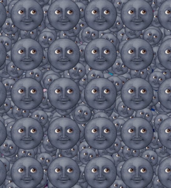 Луна смайлик