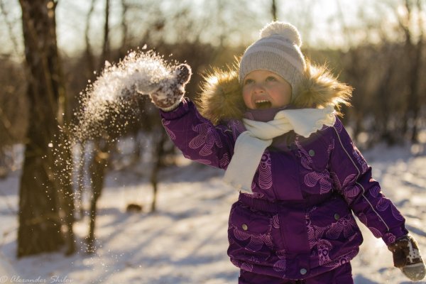 Дети прогулка зима