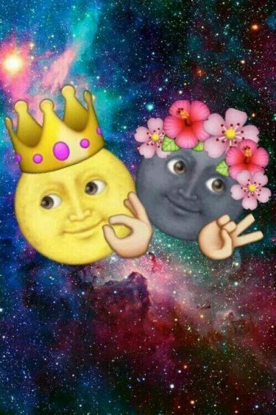 Солнце и Луна ЭМОДЖИ