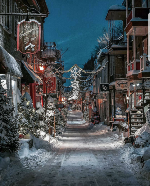Квебек Канада Рождество
