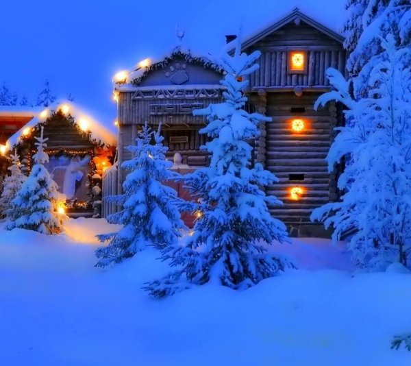 Ёлка Лапландия Финляндия