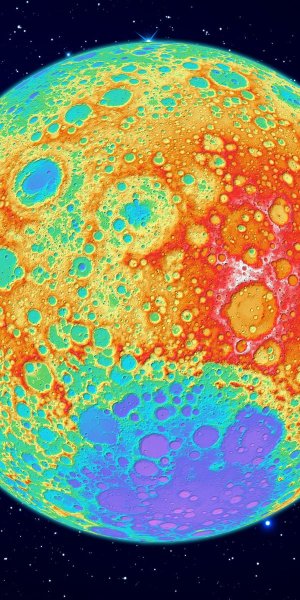 Луна цвет планеты