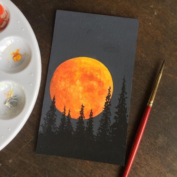 Идеи для рисования акрилом