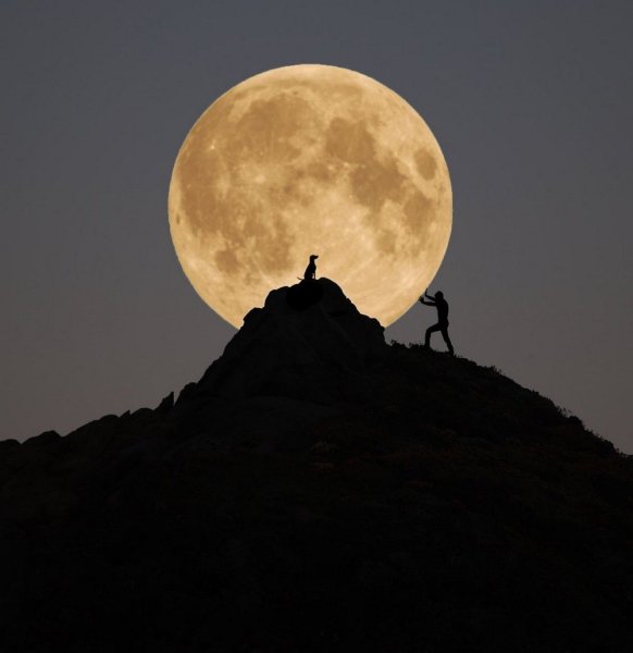 Полнолуние необычная