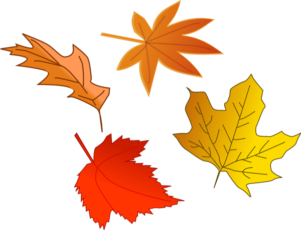 Осенние листья мультяшные