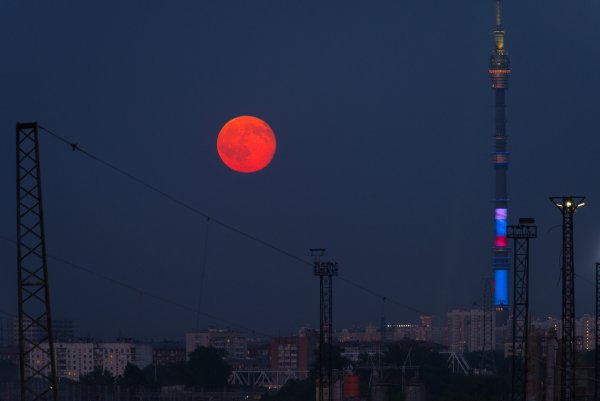 Съемка Луны на зеркалку