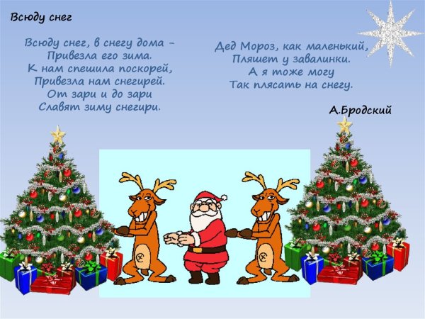 Бродский всюду снег стих