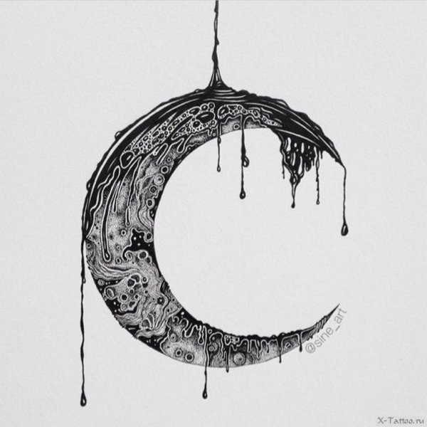 Полумесяц эскиз