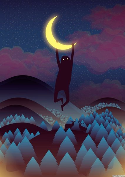 Луна на аву