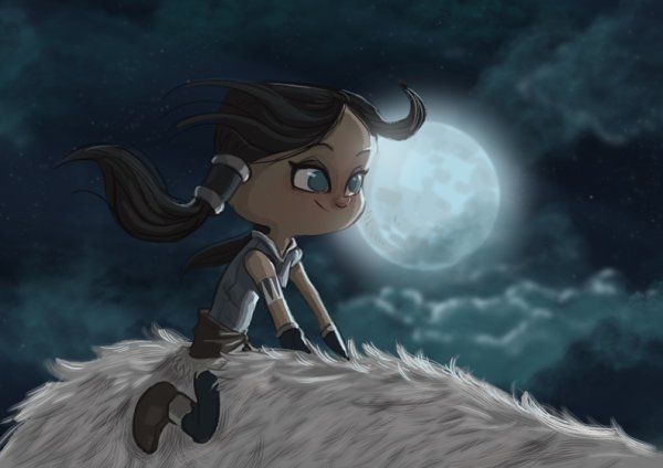 Лунная девочка мультик