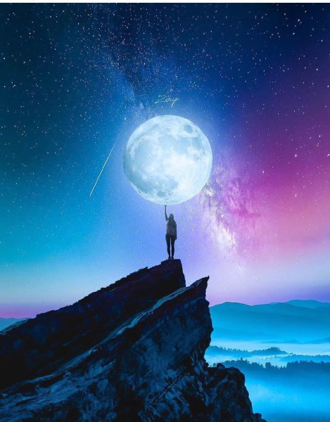 Луна на аву