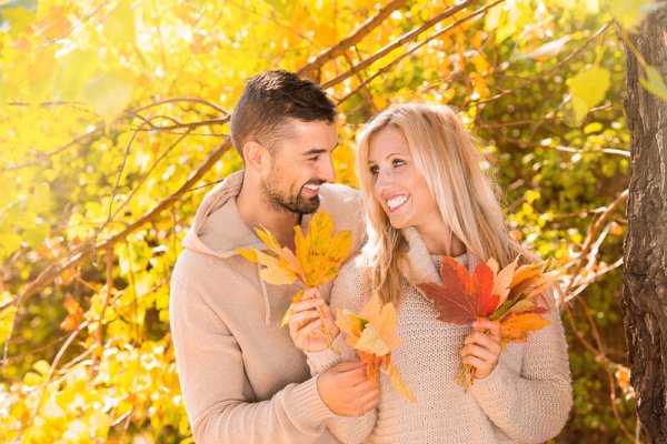 Парочка осенью