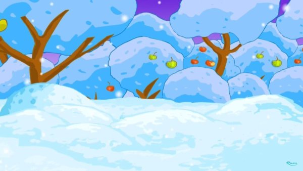 Смешарики зима