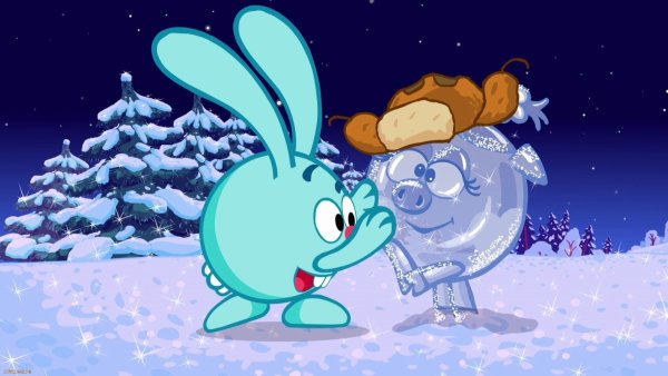 Смешарики зима