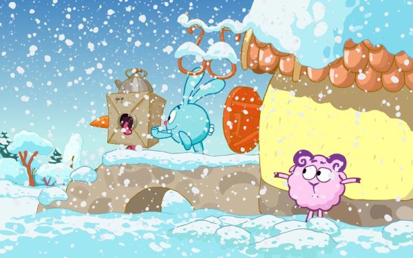 Смешарики Новогодняя почта